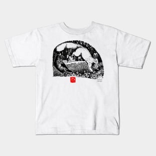 Urban Wildlife - Squirrel and Crow Kids T-Shirt